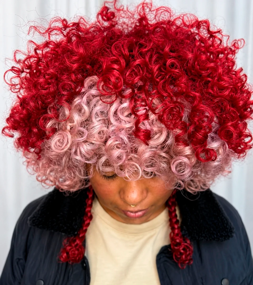Cabelo colorido alternativo